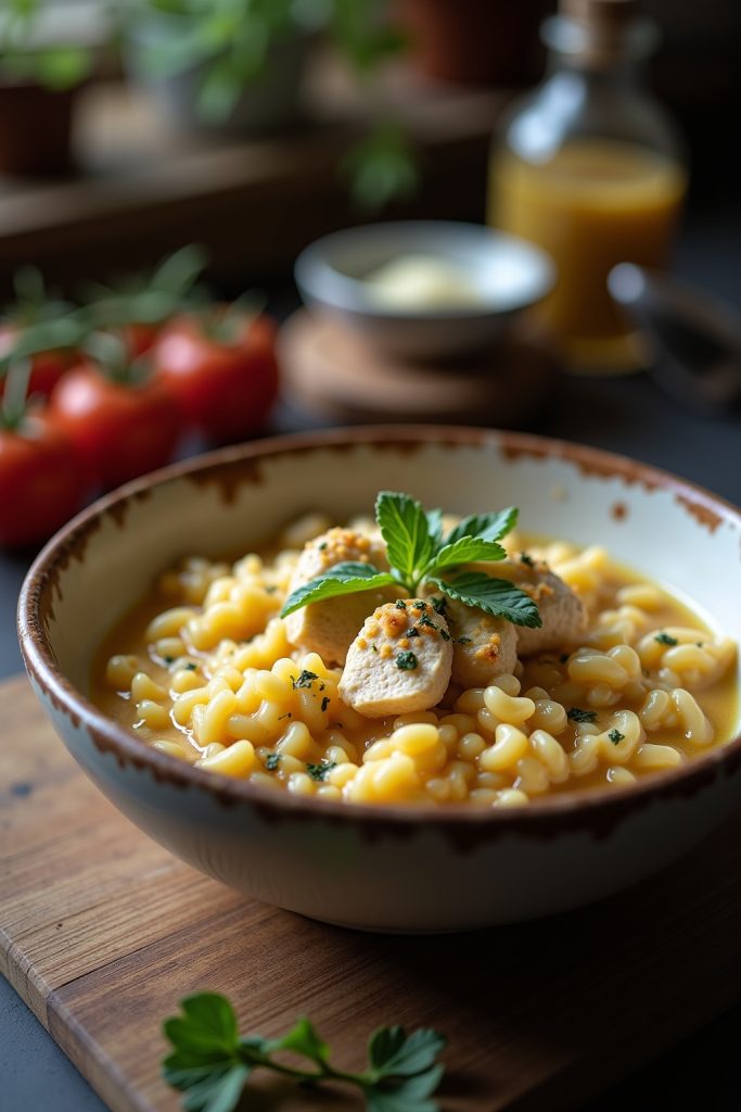 easy leftover chicken soup risotto recipes-Titel