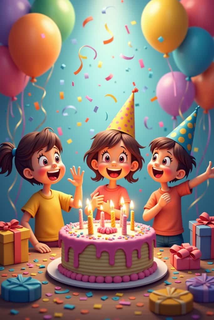 geburtstagswünsche für kinder kurz lustig-Titel