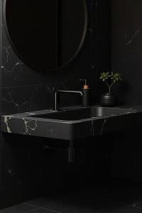 home decor ideas dark look for bathroom-Titel