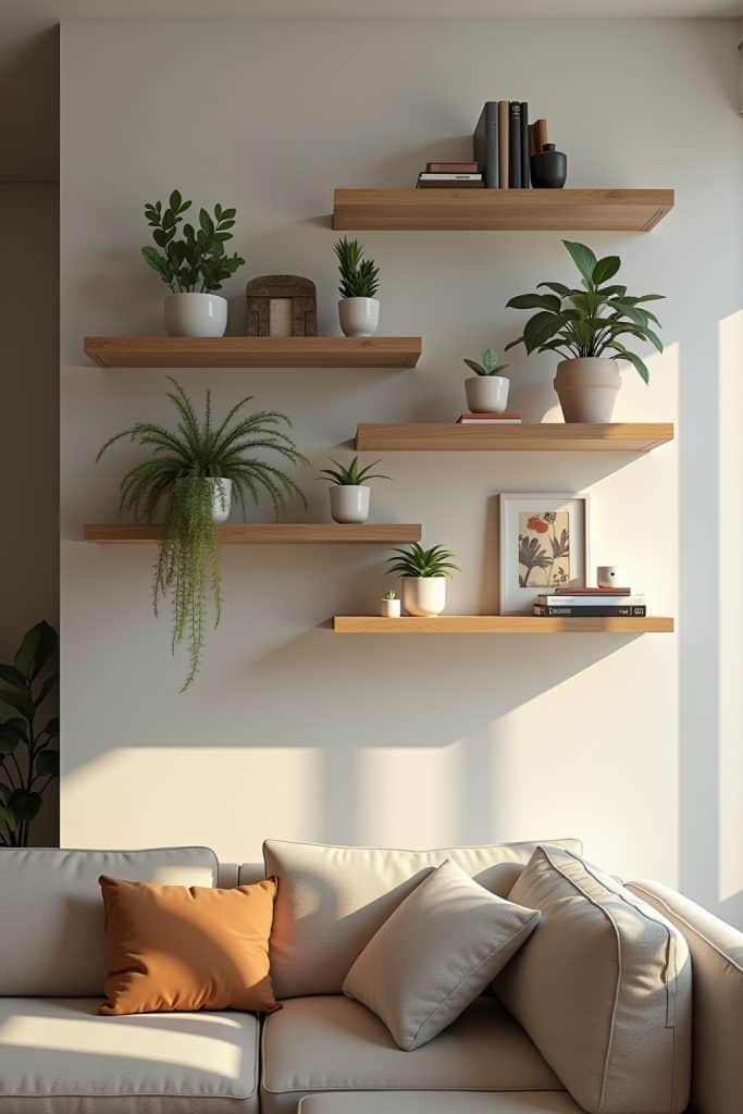 home decor ideas diy floating shelf-Titel
