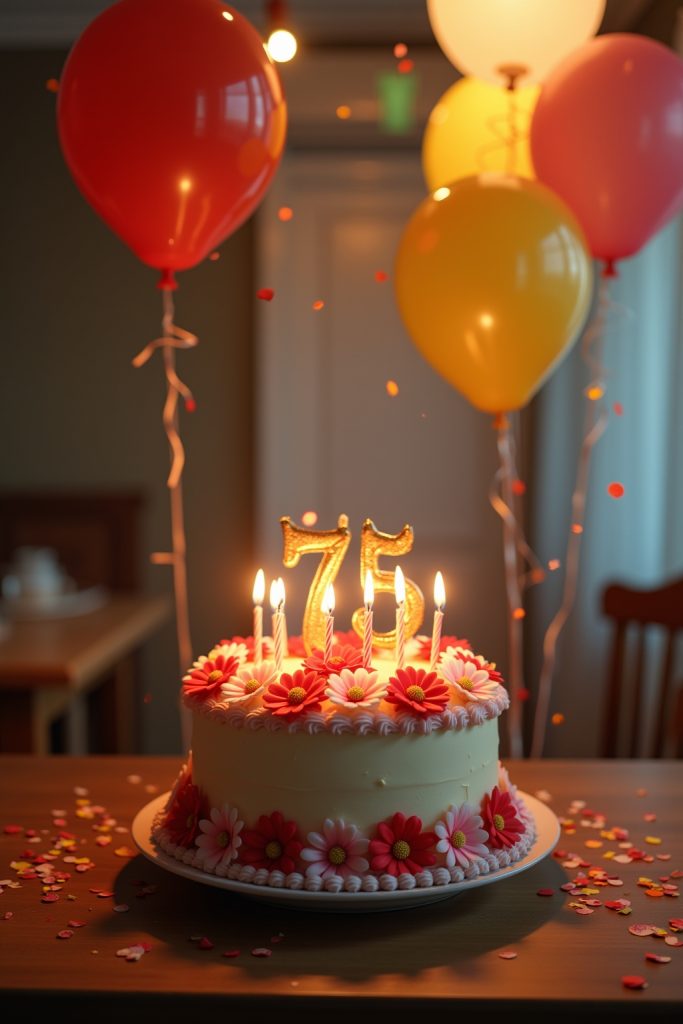 kurze sprüche zum 75. geburtstag-Titel