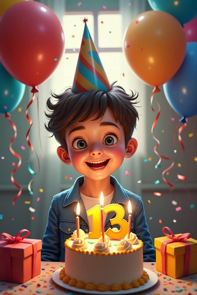 sprüche zum 13 geburtstag eines jungen-Titel