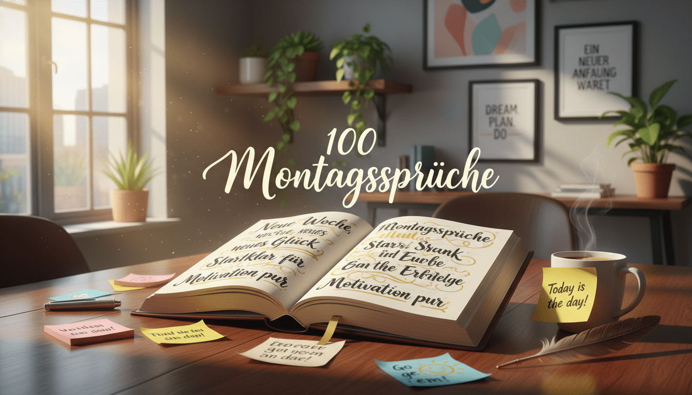 100 Montagssprüche
