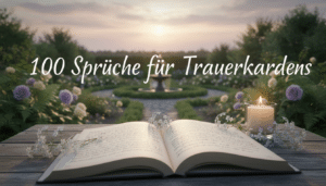 100 Sprüche für Trauerkarten